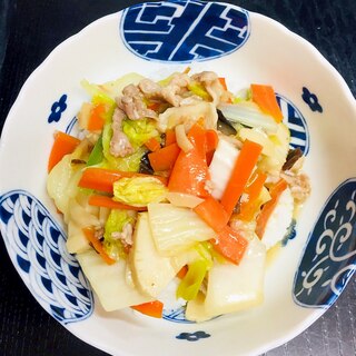 豚肉と野菜の中華丼